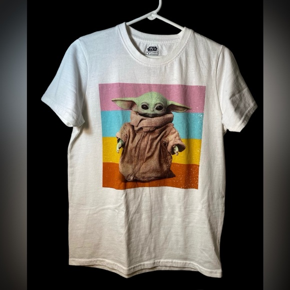 Star Wars 💫 Baby Yoda T-shirt - Picture 1 of 4